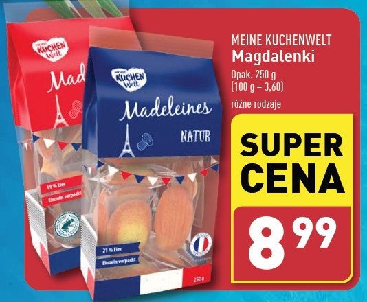 Ciastka magdalenki MEINE KUCHENWELT promocja