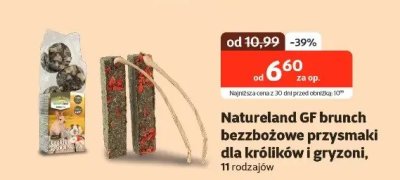 Bezzbożowe przysmaki dla królików i gryzoni GF brunch, 11 rodzajów promocja w KAKADU