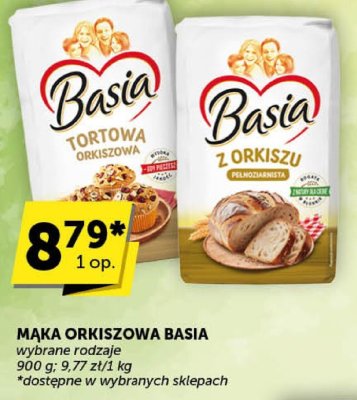 Mąka orkiszowa Basia tortowa promocja w Groszek