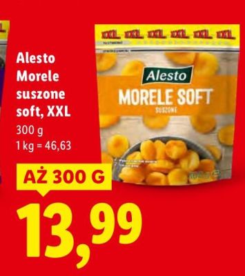 Morele suszone Alesto Morele suszone soft, XXL promocja w Lidl