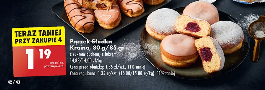 Pączek z lukrem Słodka kraina promocja