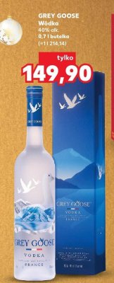 Wódka GREY GOOSE 40% 0,7l butelka promocja w Kaufland