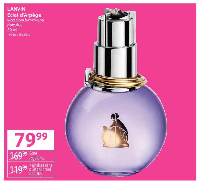 Woda perfumowana Lanvin eclat d'arpege promocja