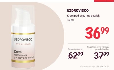 Krem pod oczy i na powieki regenerujący promocja w Rossmann