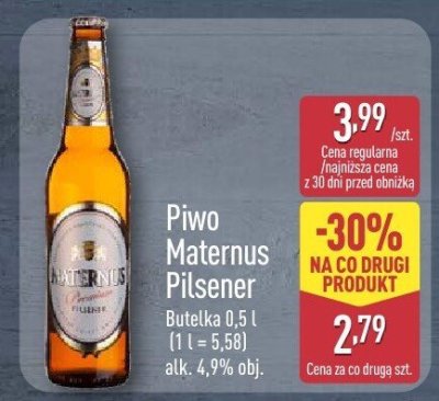 Piwo Maternus Pilsener promocja w Aldi