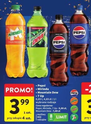 Napój gazowany Pepsi promocja w Intermarche