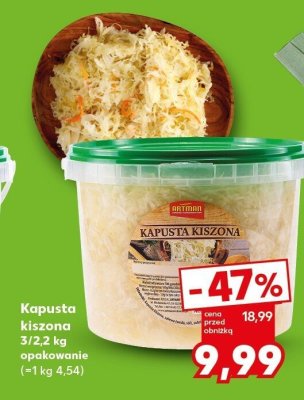 Kapusta kiszona bio All seasons promocja w Kaufland