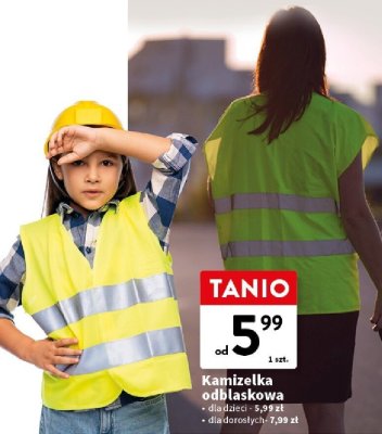 Kamizelka odblaskowa dla dzieci promocja w Intermarche
