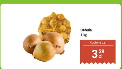 Cebula 1 kg promocja w Dino