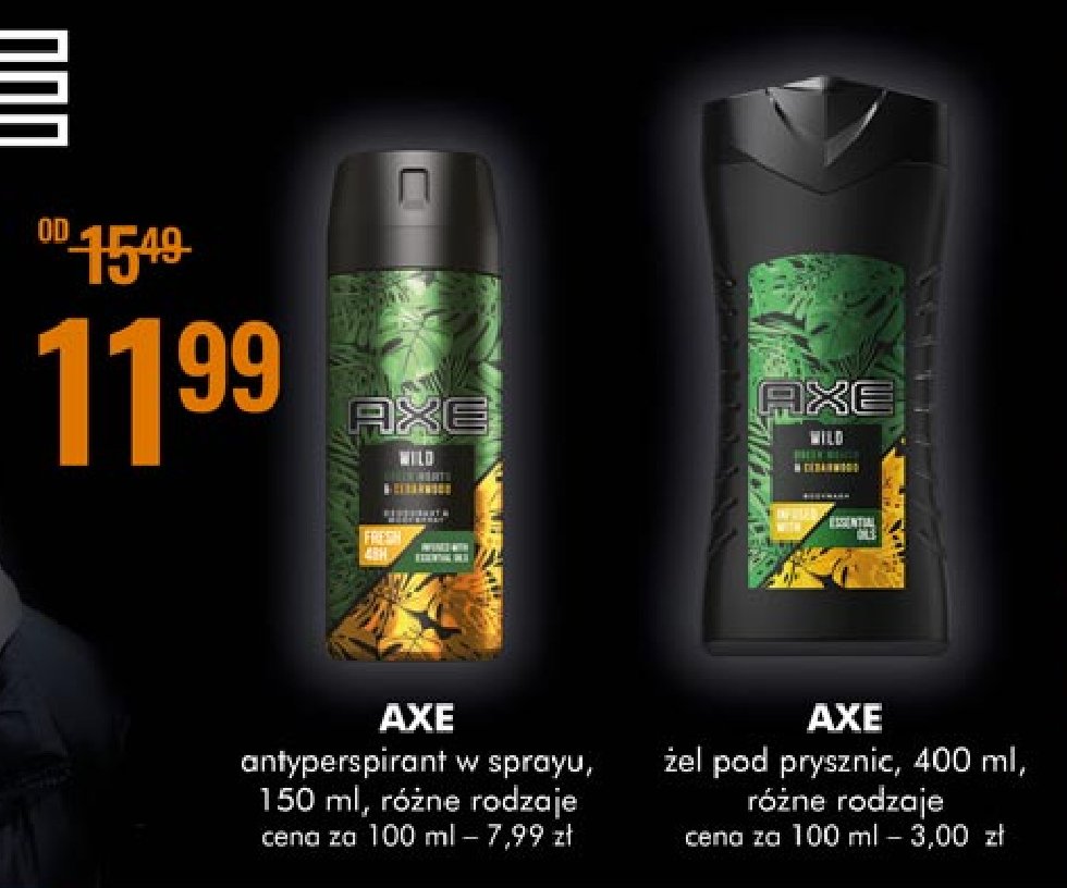 Dezodorant Axe wild promocja