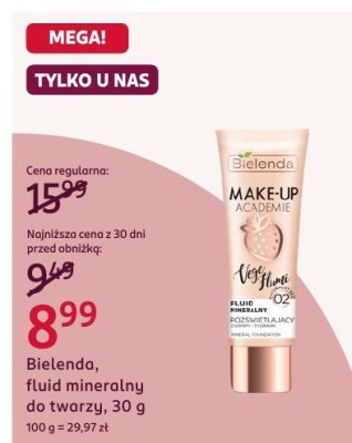 Fluid mineralny do twarzy, 30 g promocja w Rossmann