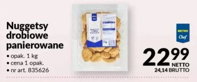Nuggetsy drobiowe panierowane promocja w Makro