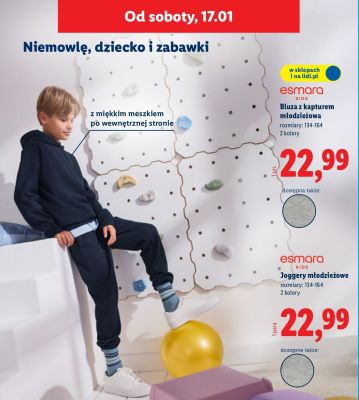 Joggery młodzieżowe esmara KIDS, rozmiary: 134-164 promocja w Lidl
