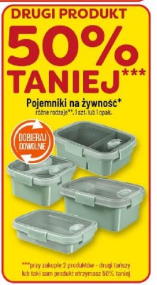 Pojemniki na żywność różne rodzaje promocja w POLOmarket