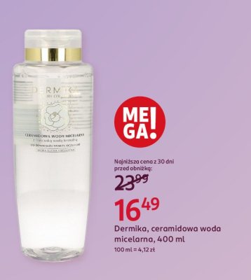 Woda micelarna sk贸ra sucha DERMIKA LUXURY CERAMIDES promocja