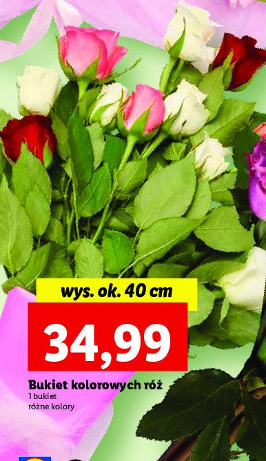 Bukiet róż 40 cm promocja