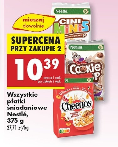 Płatki śniadaniowe Cini minis promocja w Biedronka