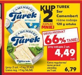 Camembert z ziołami TUREK Turek 123 promocja