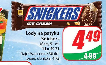 Lód Snickers ice cream promocja