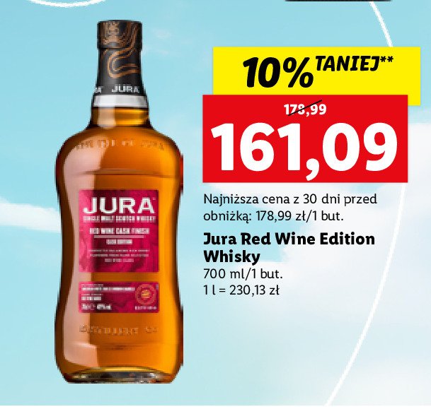 Whisky JURA RED WINE CASK FINISH promocja