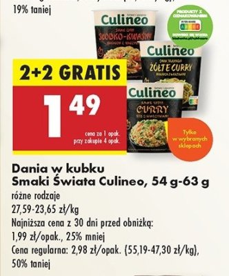 Makaron z warzywami w sosie słodko-kwaśnym Culineo promocja