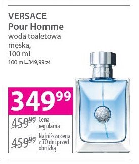 Woda toaletowa Versace pour homme promocja w Hebe