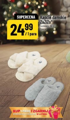 Kapcie damskie ZaZiZo promocja w POLOmarket