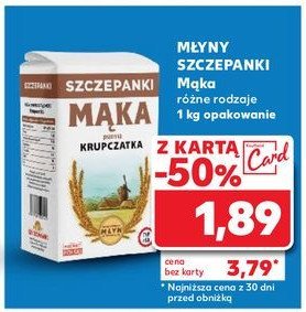 Mąka krupczatka typ 450 Szczepanki promocja w Kaufland