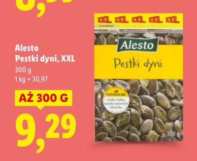 Pestki dyni XXL Alesto promocja w Lidl