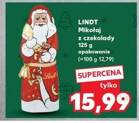 Mikołaj z czekolady Lindt promocja