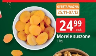Morele suszone promocja w Leclerc