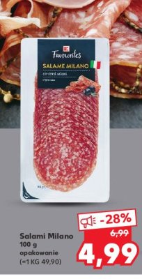 Salami milano K-classic favourites promocja