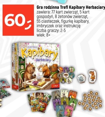 Gra rodzinna Trefl Kapibary Herbaciary promocja w Dealz