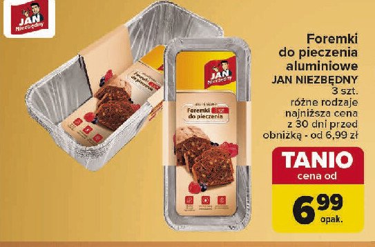 Foremki do pieczenia małe Jan niezbędny promocja w Carrefour