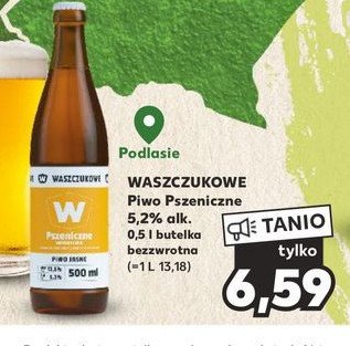 Piwo Waszczukowe pszeniczne promocja