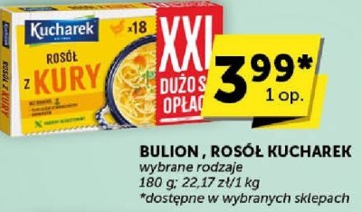 Bulion, rosół Kucharek promocja w ABC