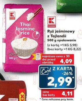 Ryż jaśminowy z tajlandii K-classic promocja