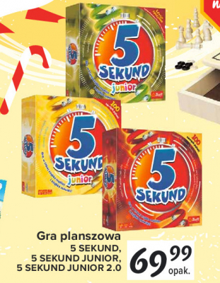 Gra 5 sekund junior edycja specjalna Trefl promocja