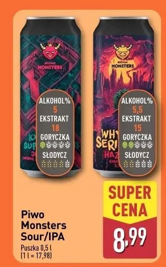 Piwo why so serious? Monsters promocja