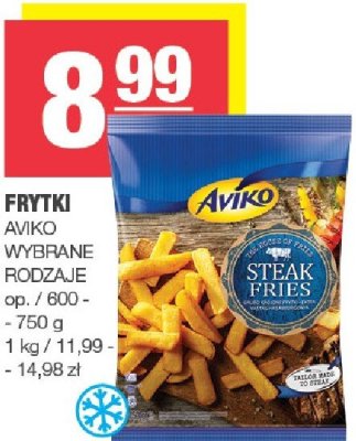 Frytki Aviko różne rodzaje promocja w SPAR