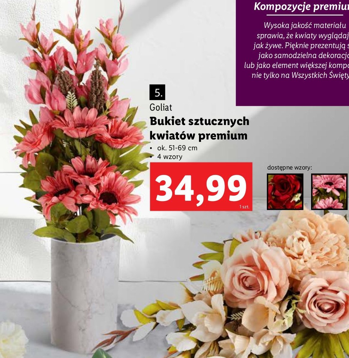 Bukiet kwiatów premium Goliat promocja