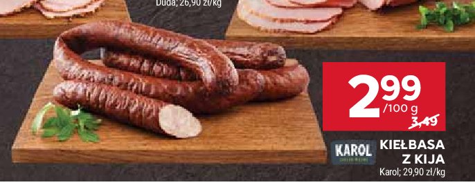 Kiełbasa z kija Karol promocja w Stokrotka