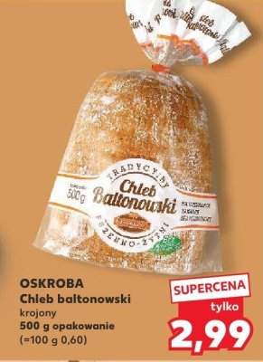Chleb baltonowski krojony   promocja w Kaufland