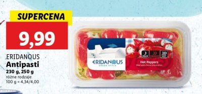 Antipasti greckie Eridanous promocja