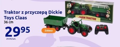 Traktor z przyczepą Claas 36 cm promocja w Action