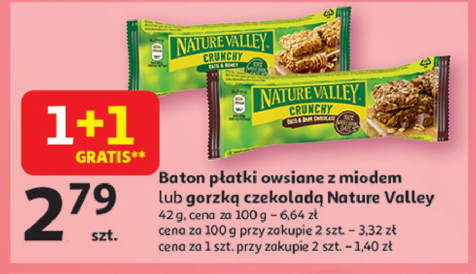 Batonik oats & honey NATURE VALLEY promocja