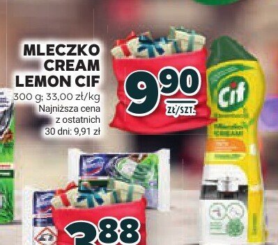 Mleczko Cream, Lemon Cif promocja w Stokrotka