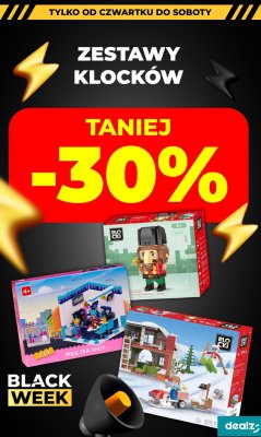 Zestawy klocków -30% promocja w Dealz
