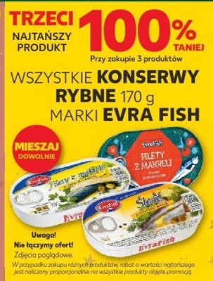 Konserwy rybne wszystkie rodzaje promocja w Kaufland
