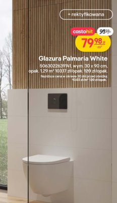 Glazura Palmaria White promocja w Castorama